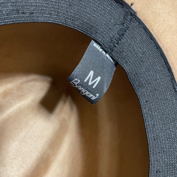 Rustic Tan Floral Embellished Women's Hat - Picture 5 of 5